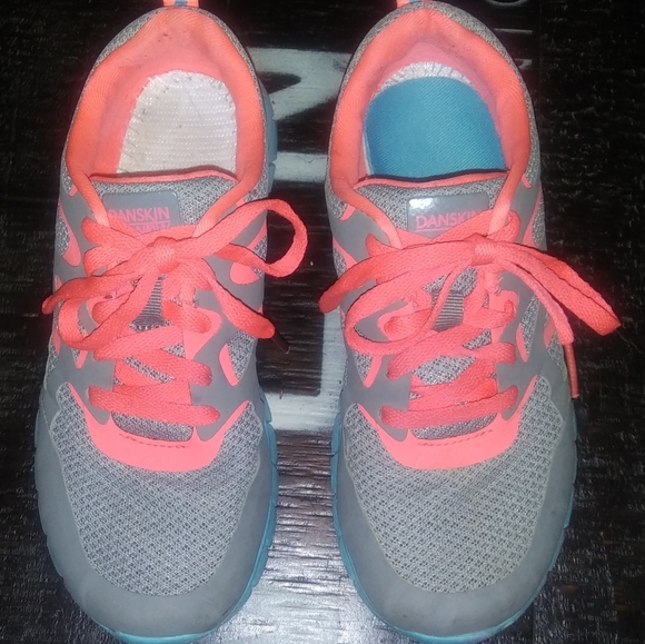 MAN MADE WOMENS PINK AND GREY DANSKIN NOW SHOES - Picture 5 of 8